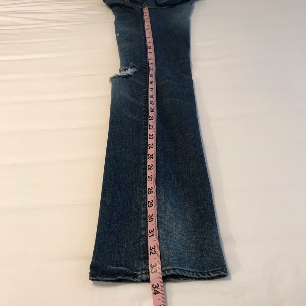 Madewell Rail Straight Leg Distressed Jeans - Picture 8 of 8